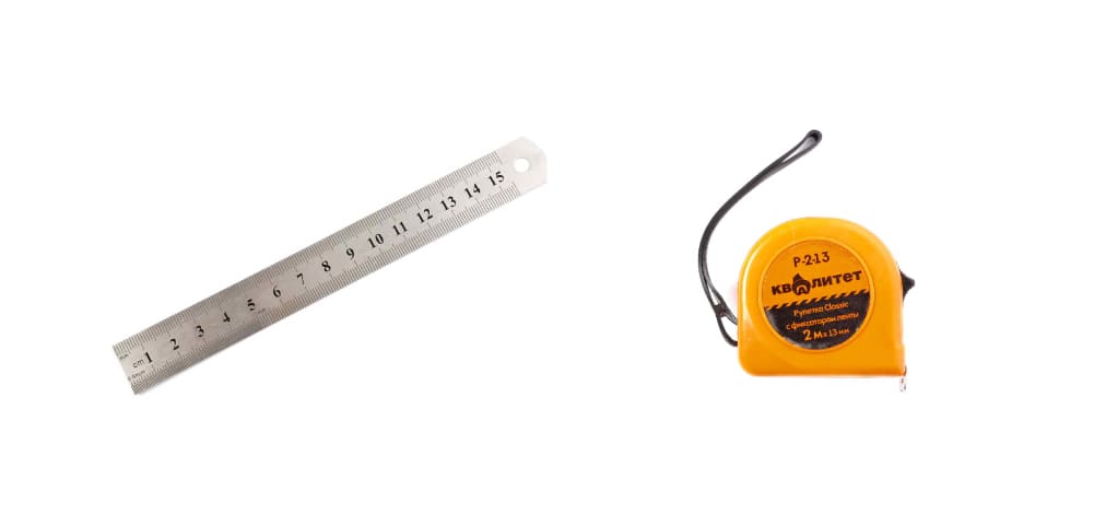 Rulers and Tape Measures hand tools for metal work