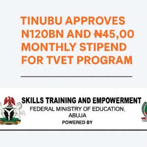 Read more about the article Nigeria TVET Monthly Grant – Eligibility, Application & Benefits