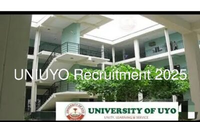 UNIUYO Recruitment 2025