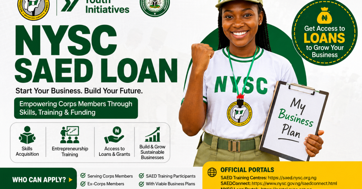 NYSC SAED Loan 2026: Application, Eligibility & Requirements file_0000000015e882468b414b74cce157c9